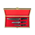 Stallion Damastmesser - 3er Set