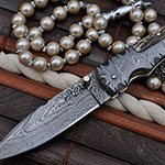 Perkin Knives Damast Taschenmesser